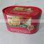 oval tin cans for food canning empty tin cans food packaging