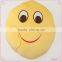 2016 New product pp custom emoji pillow plush toy cute smile face soft toys poop plush emoji pillow