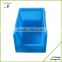 Blue plastic tool box tool bin storage bin Plastic storage bins stackable