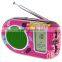 Cute Cartoon Multiband AM FM SW Personal Portable Radio