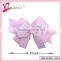 Package bows hair bows new look hair accessories,silver ribbon bow hairgrips