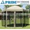 Outdoor High Quality Hex Folding Colorful Gazebo Tents For Sale Roof Material Gazebo Tent