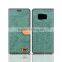 Shenzhen KVQ factory exclusive design Luxury Jeans wallet case for Huawei Mate S