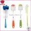 Manufacturer safe material sponge pp nylon baby bottle cleaning brush baby bottle brush for cleaning