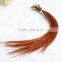 2015 Wholesale Colored Grizzly Fether Hair Extension Chlip in Hair Fether Extension