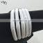 genuine white crocodile skin leather cord luxury design new idea high end quality bracelet material genuine leather no symthetic