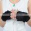 Best Selling Soft Feeling Ladies Neon Fingerless Leather Gloves