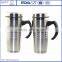 Custom Eco-friendly Stainless steel 16 oz coffee thermos travel mug with handle