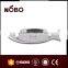 stainless steel fish shape meat trays