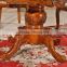 Foshan furniture solid round wooden dinning table set