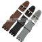 17|19mm waterproof high quality rubber watch strap with stainless steelbuckle