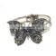 casual wear fashion classical women silver plating alloy gold charm butterfly stainless handmade bracelet