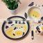 Eco-friendly Kids Dinnerware Set-Cow Design