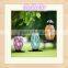 Blue Garden Hanging Mosaic glass Birdfeeder