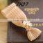 Beige Striped Chiffon Ribbon Hair Clip Hair Bow Designs Hair Accessories