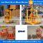 Light moveable concrete hollow block machine QT40-3c for sale
