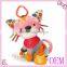 Colorful baby stuffed animals teeth toy plush toy horse stuffed animal toy