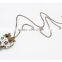 Accessories womens antique gold plated vintage diamond owl pendant necklace                        
                                                                                Supplier's Choice