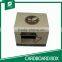 NEW SHAPE BROWN CORRUGATED CARDBOARD PAPER BOX FOR PACKAGING GLASS MUG WITH CLEAR WINDOW