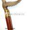 NAUTICAL DECOR ANTIQUE BRASS FINISHING BIRD HANDLE WALKING CANES-DECORATIVE WALKING CANES wk1176