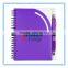Cheap custom 0.5mm PP material notebook for brand advertising