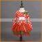 2015 Kids Girls Santa summer dress new girl skirt Tutu Skirt short sleeved children