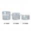 Fashion portable plastic travel cosmetic packaging jar wholesale plastic cosmetic pet jar