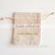 linen jewelry pouch/linen drawstring bag/jute bag                        
                                                                                Supplier's Choice