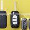Replacement flip key case For Renault Clio Megane Laguna 3 button remote folding key blank