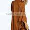 Suedette Fringed Chinese Kimono