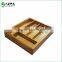 collapsible bamboo large storage box for tool