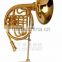 1/6 size gold plated music instrument shaped mini gild flute