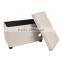 Stylish and Functional Folding Storage Bench
