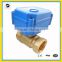 CWX series 2,3,5 wires motorized actuator full port electric BSP ball valve 12v 24v 220vAC for water treatment.