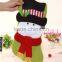 Santa Claus Christmas Stocking Sock Gift Bag Tree Decorating