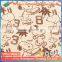 snoopy printed 100 polyester mesh fabric