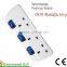 4-6 Ways15A 220-240V UK / BS Socket Outlet with USB