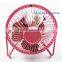 2015 Hot 360 Degree Rotating Super Mute mini fan small table fan desk fan