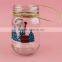 customized glass bottle/jar with handle