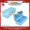 Retangle Light Blue Custom Logo Wooden Packaging Gift Box For Jewellery