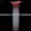remote control led light showers rainfall shower head embedded ceiling bathroom accessories