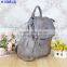 2015 new fashion design of washed pu backpack of angel kiss brand
