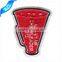 Red color embroidery chenille patches of Cup garment accessories patch, handbags patches