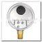 High quality bottom type 100 mm dial manometer psi