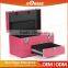 Sun Hope Factory Price Professional Nail Polish Case Carrying Case With Drawer And Mesh Zip Pocket