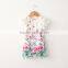 2015 New butterfly print lace kids fashion show dresses