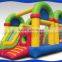 colorful inflatable combo bouncer with slide,obstacles commercial quality A3007