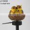 solar owl garden stake decorative