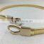 Fancy strech chain metal women belt