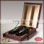 Simple whiskey 1 bottle zipper wine box with shoulder